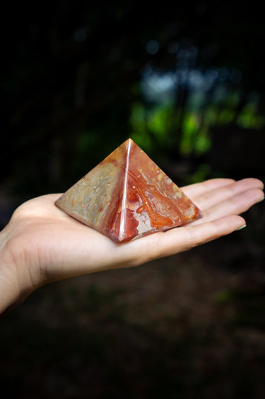 Polychrome Jasper Pyramid